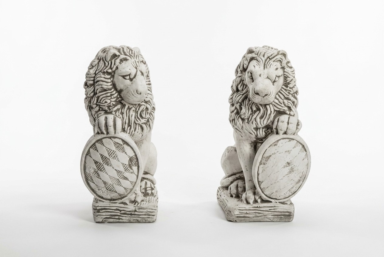 Garten Dekoration Löwe Statue Natur Skulptur Figuren Skulpturen Designer