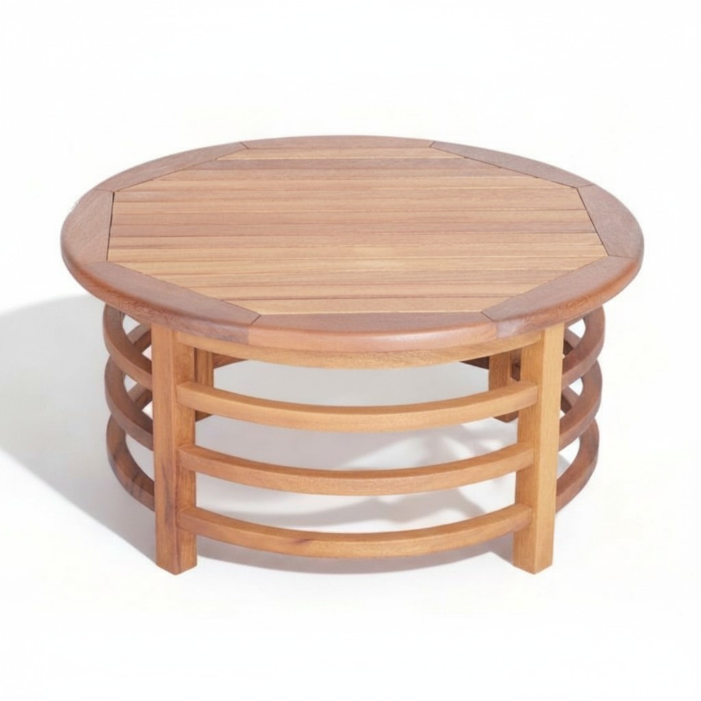 Gartenmöbel Couchtisch Loungetisch Rundtisch Holztisch Kaffeetisch