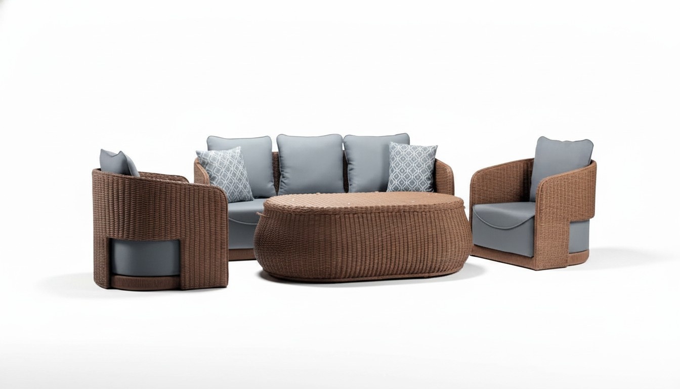 Gartenmöbel Sitzgarnitur Möbel Sitzgruppe Sofa Couch Polster Garten Terrasse