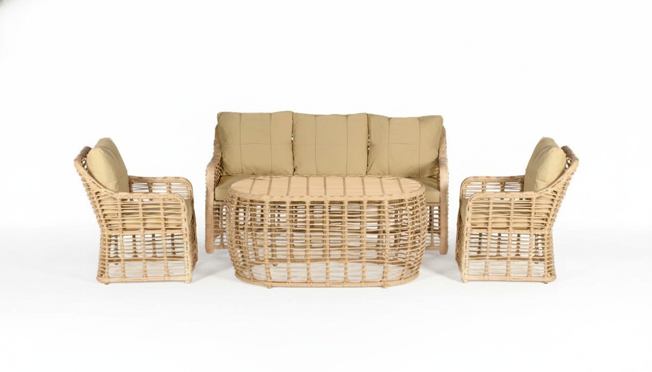 Gartenmöbel Sofagarnitur Tisch Sofa Sessel Veranda Sitzgruppen Moderne Lux Neu