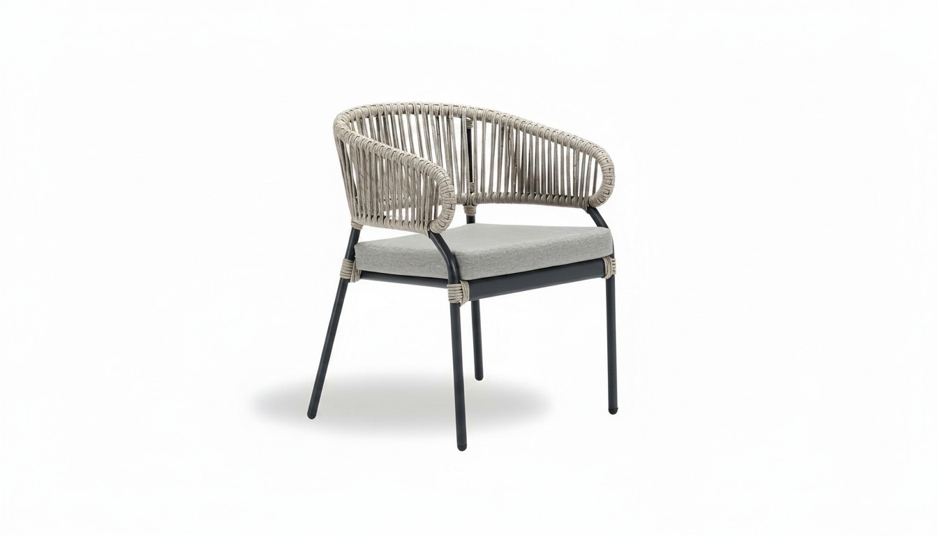 Gartensessel Rattansessel Hochwertig Rattansessel grau modern luxus Stil