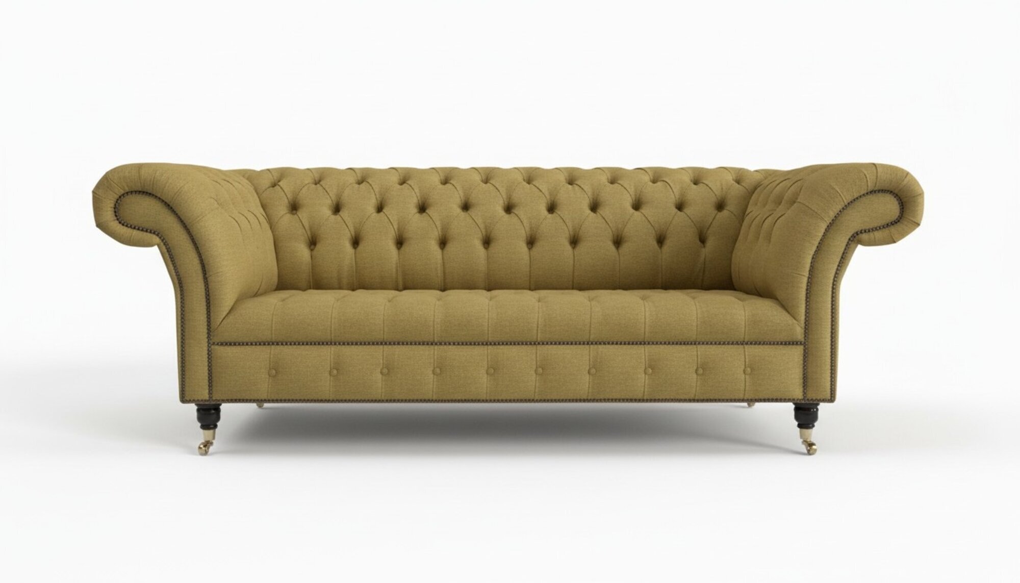Gelbe Designer Sofa Couch Polster XXL 3 Sitzer Big Sofas Couchen