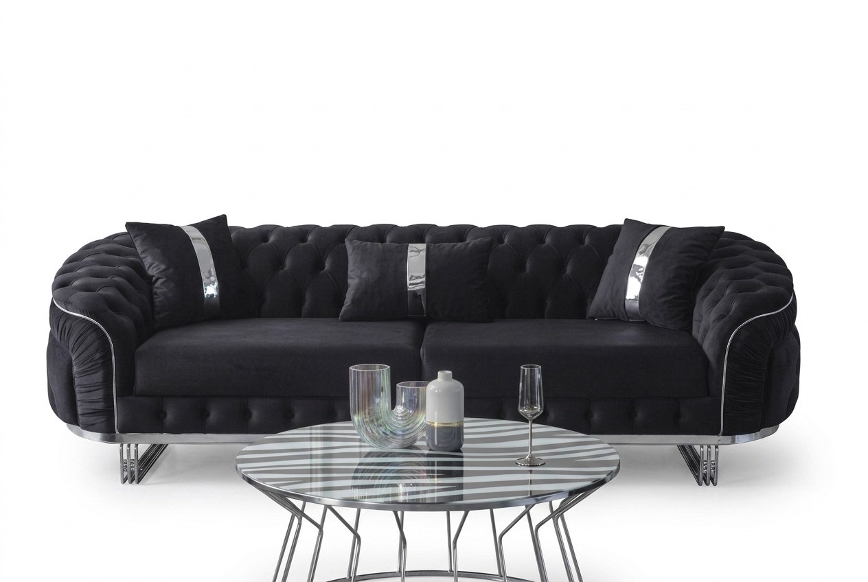 Gemütliche Atmosphäre Harmonie von Form und Stil Modernes Sofa