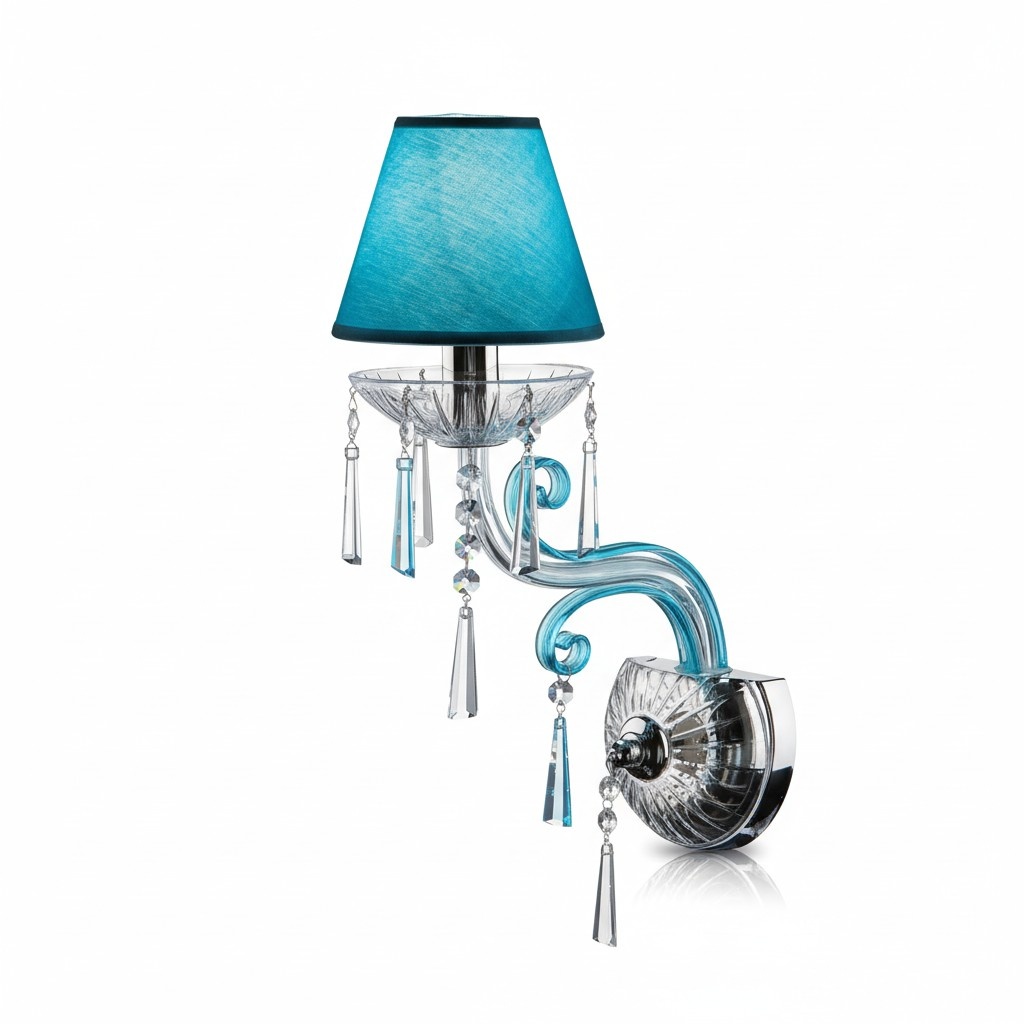 Glas Kristall Wand Lampe Kron Leuchter Wohn Zimmer Beleuchtung