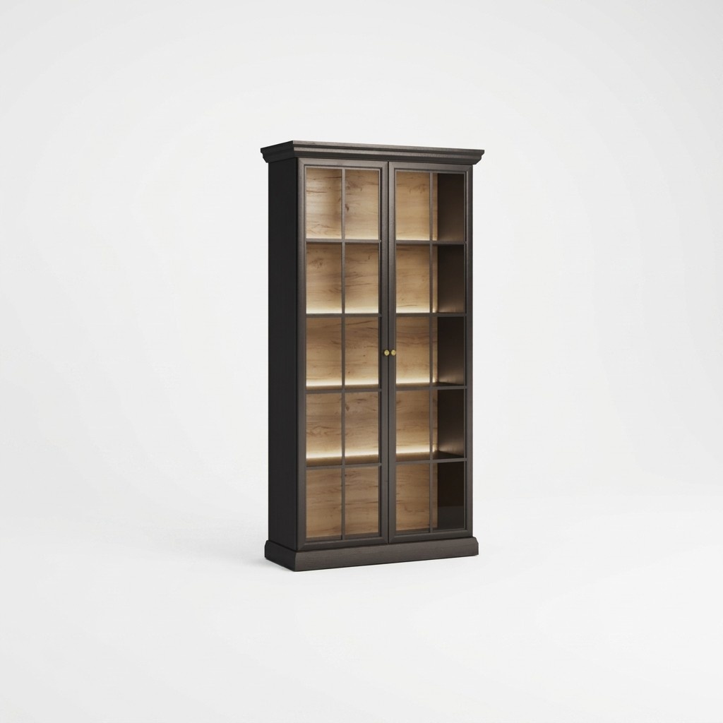 Glasvitrine Buffetschrank Anrichte Vitrinenschrank Küchenanrichte Vitrine