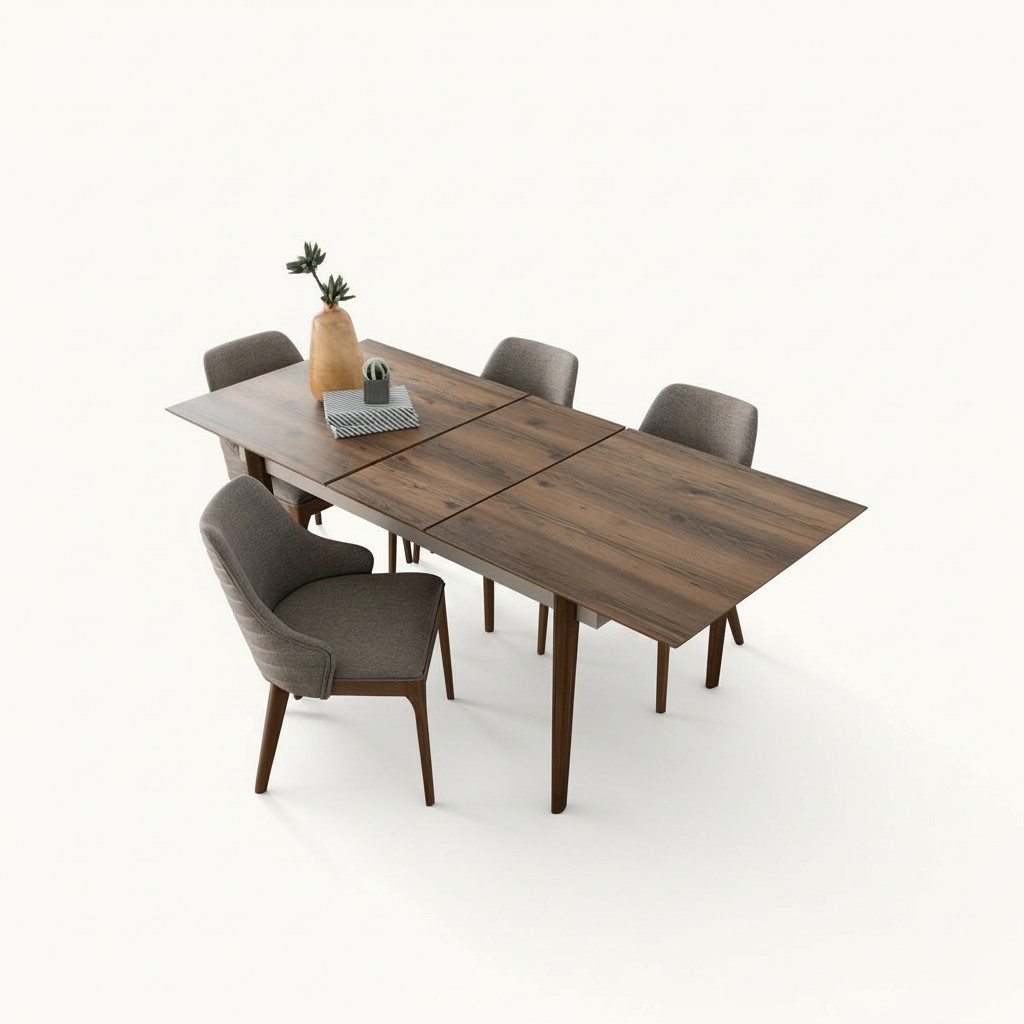 Großer Esszimmer Brauner Tisch Holz Möbel Designer Esszimmer Tische