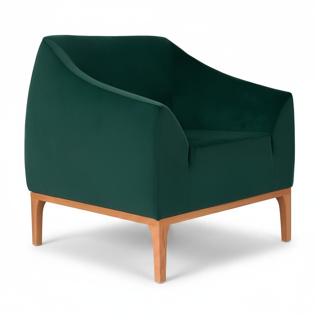 Grauer Wohnzimmer Sessel Polstersessel Einsitzer Moderner Relaxsessel