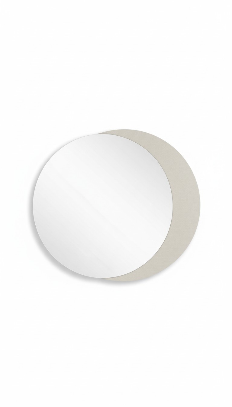 Hängespiegel Oval Spiegel Wellig Modern Schlafzimmer Design Luxus Italy Stil Neu