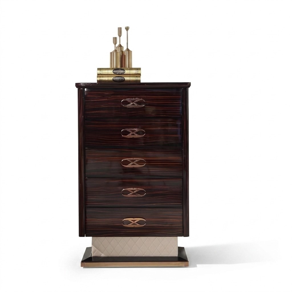 Hoch Schrank Kommode Kommoden Designer Edel Holz Luxus Schränke