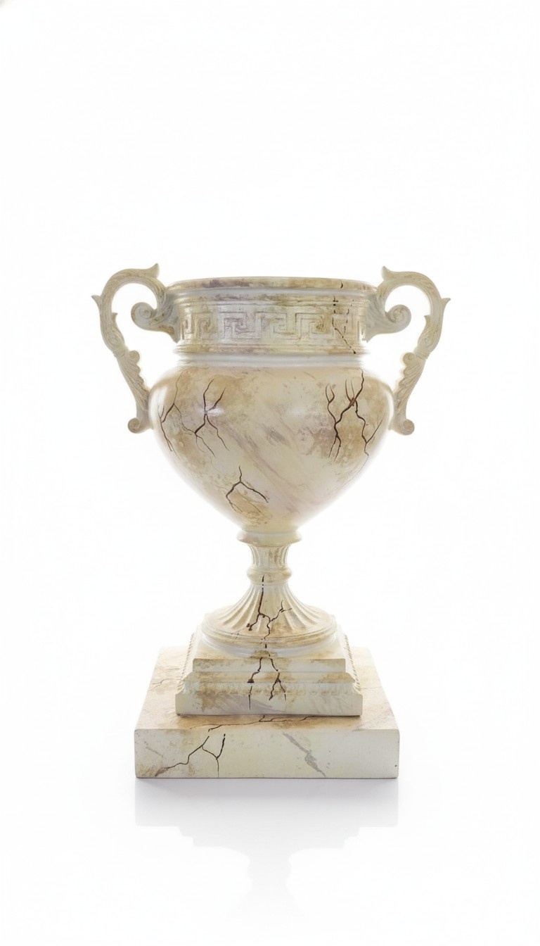 Hochwertige Designer Vase Medusa Vasen Kelch Antik Stil Dekoration