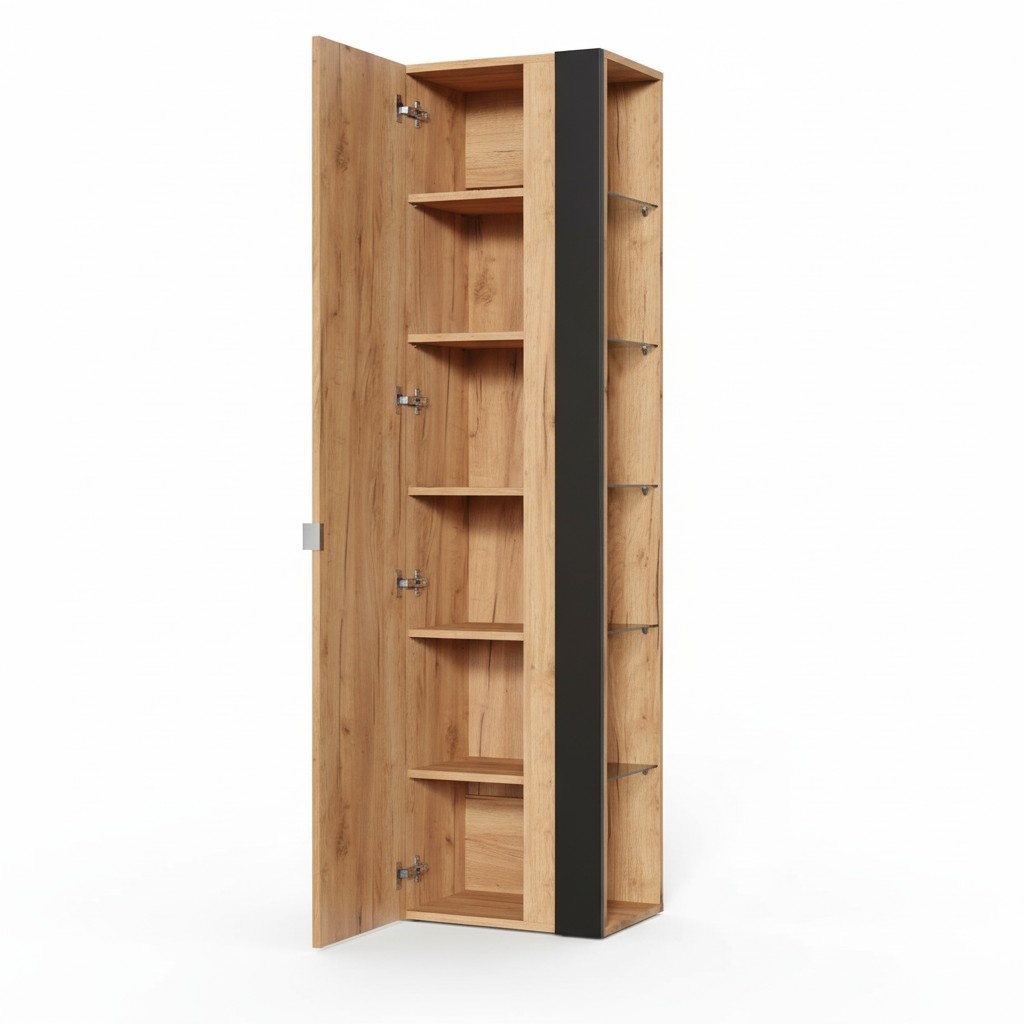 Holzschrank für das Badezimmer
