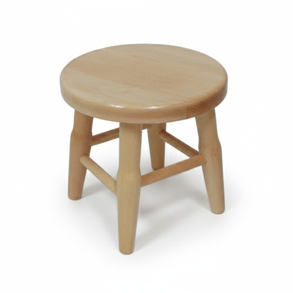 Hocker Holzhocker Schemel Holzschemel Massive Kiefer Handarbeit Möbel Stuhl Neu