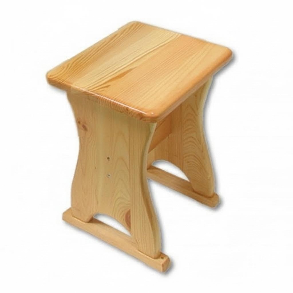 Hocker Holzhocker Schemel Holzschemel Massive Kiefer NEU Küchenstuhl Sitzbank