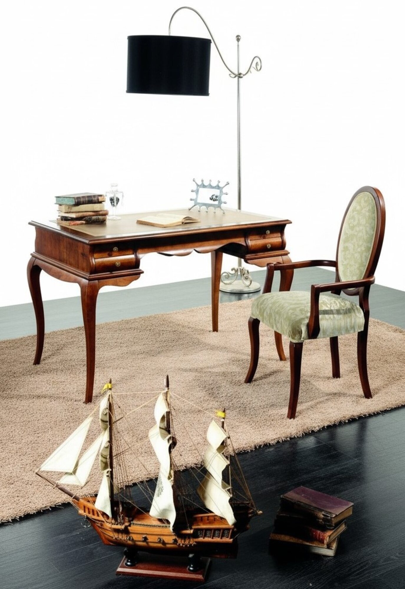 Holz Möbel Luxus Italienische Klassisches Schreibtisch Büromöbel Stil