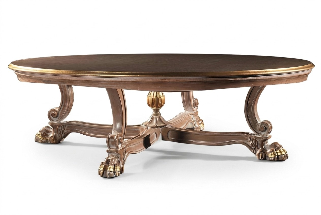Holz Tisch Esszimmer Tische Wohnzimmer Italienische Möbel Esstisch Klassisch Neu
