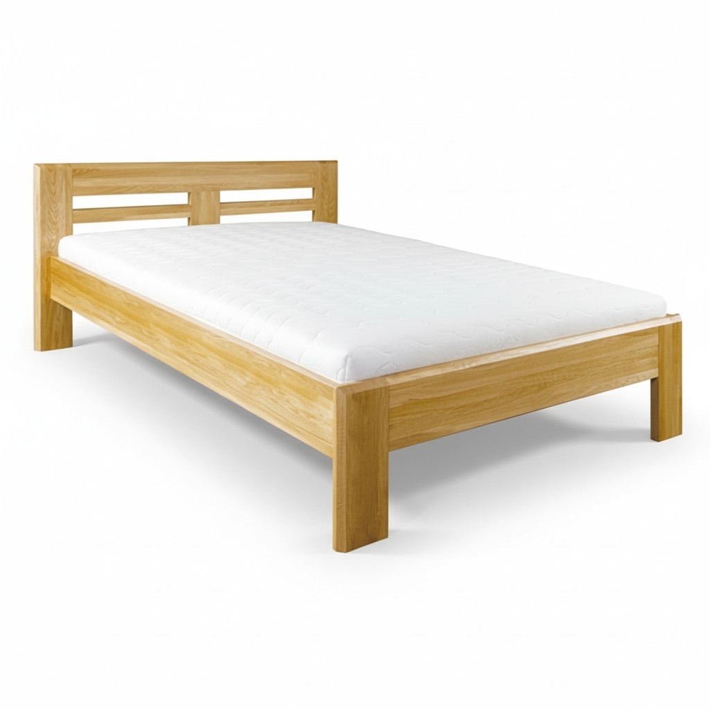 Holzbett Echtes Holz Bett Betten Schlafzimmer Hotel 180x200 Stil Massive Möbel