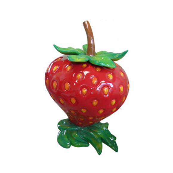 Design Garten Skulptur Figur Erdbeere Statue Dekorative Laden Dekoration