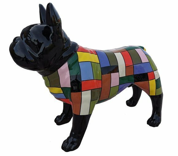 Deko Hund Figur Statue Skulptur 75cm Figuren Statuen Skulpturen