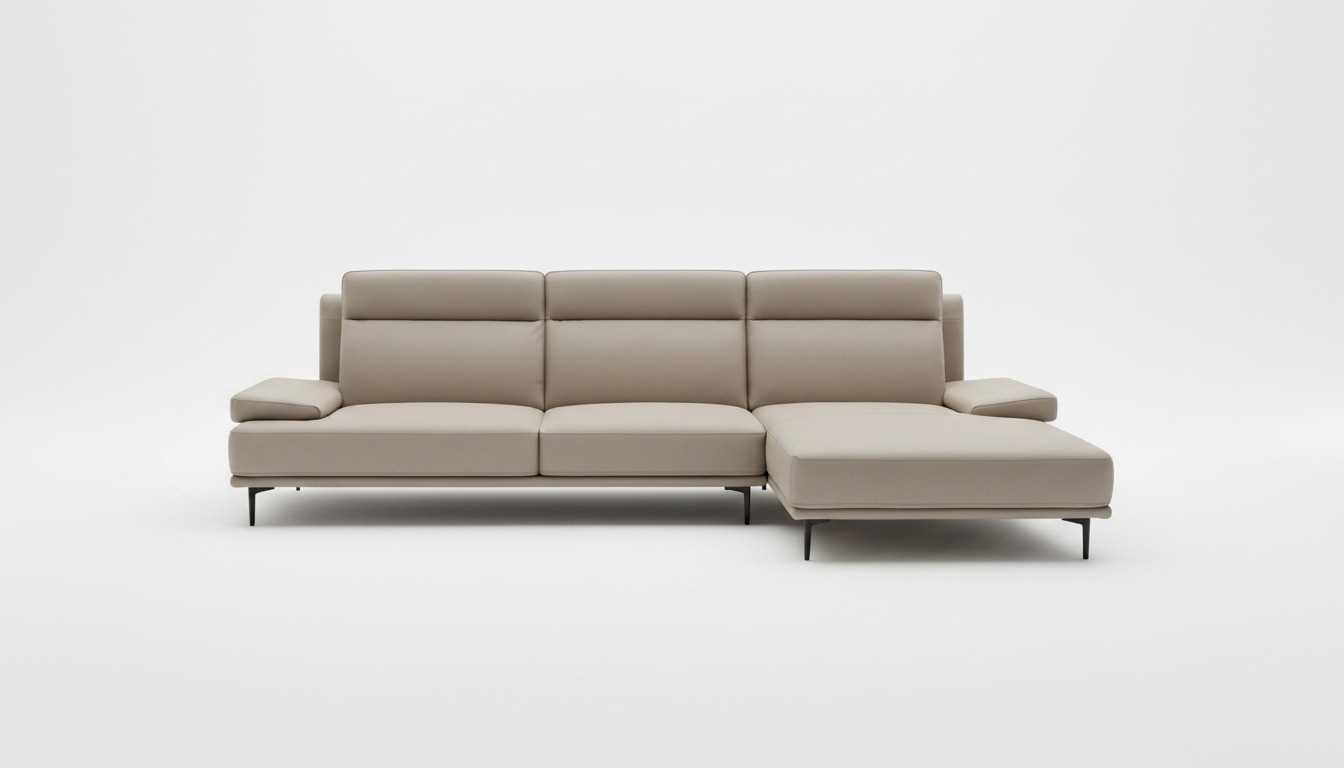 Italien Garnitur Sofa Leder Eck Couch Sitz Landschaft L Form Luxus Wohn
