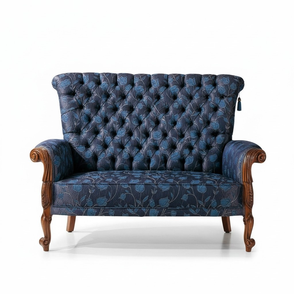 Italien Sessel Sofa Polsterung Design Textil Einsitzer Polsterung Sitz Sofas 1er