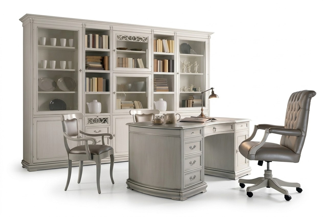 Italienische Möbel Büro Tisch Einrichtung Möbel Schreibtisch Echtholz Tische