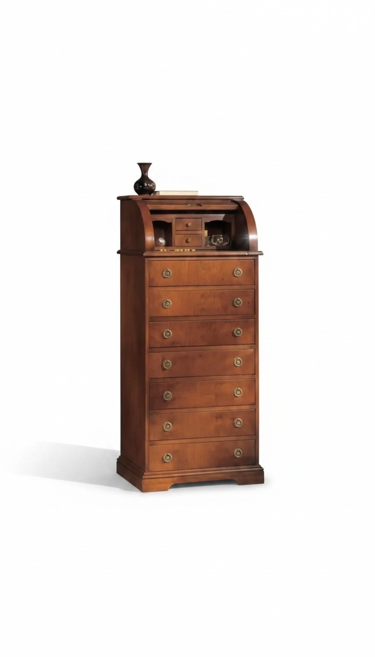 Italienische Möbel Design Kommode Schrank Braun Luxus Klassisch Stil