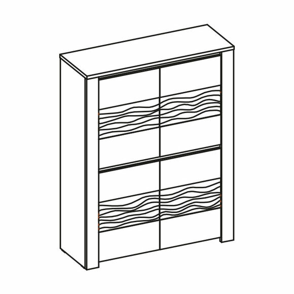 Sideboard Holzvitrine Kommode Vitrine Kommoden Vitrinen Kommodenschrank Schrank