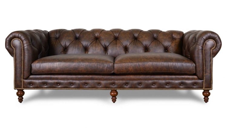 Chesterfield Couch Polster Sofa Sofas Klassische Textil Leder 3 Sitzer