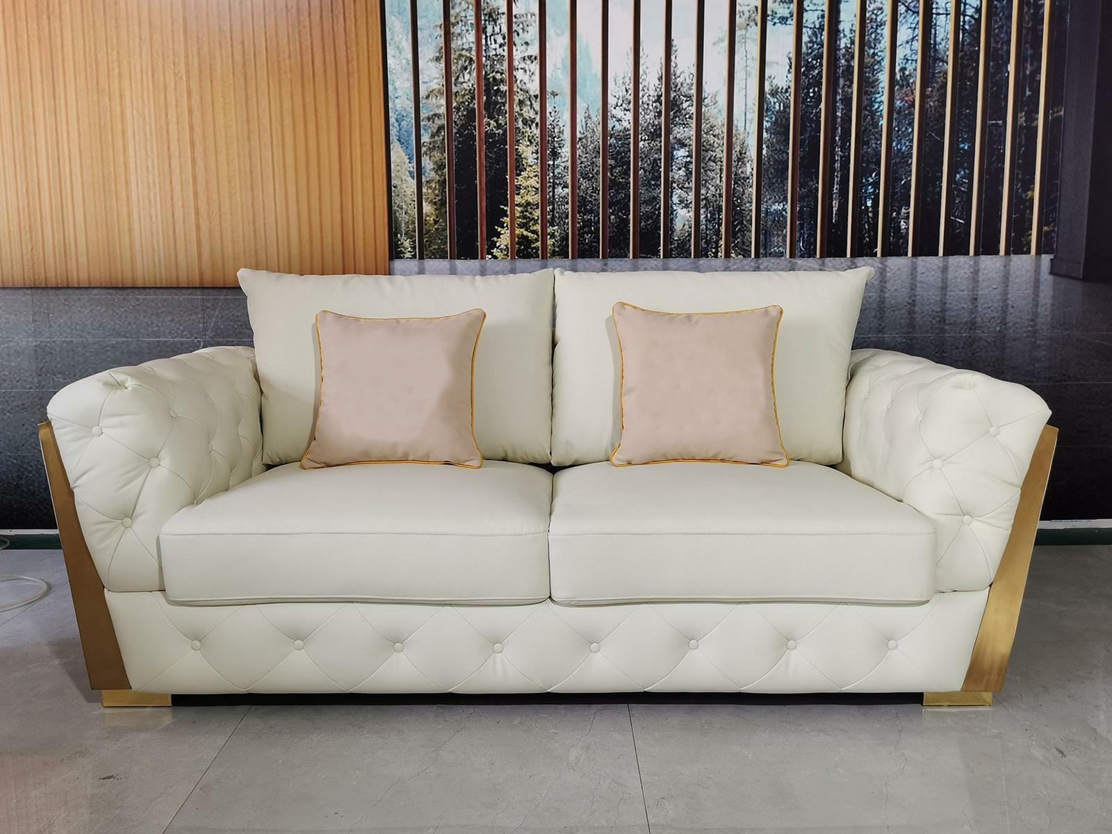 Design Zweisitzer Lounge Möbel 2 Sitzer Sofa Couch Polster Club Sofas Couchen