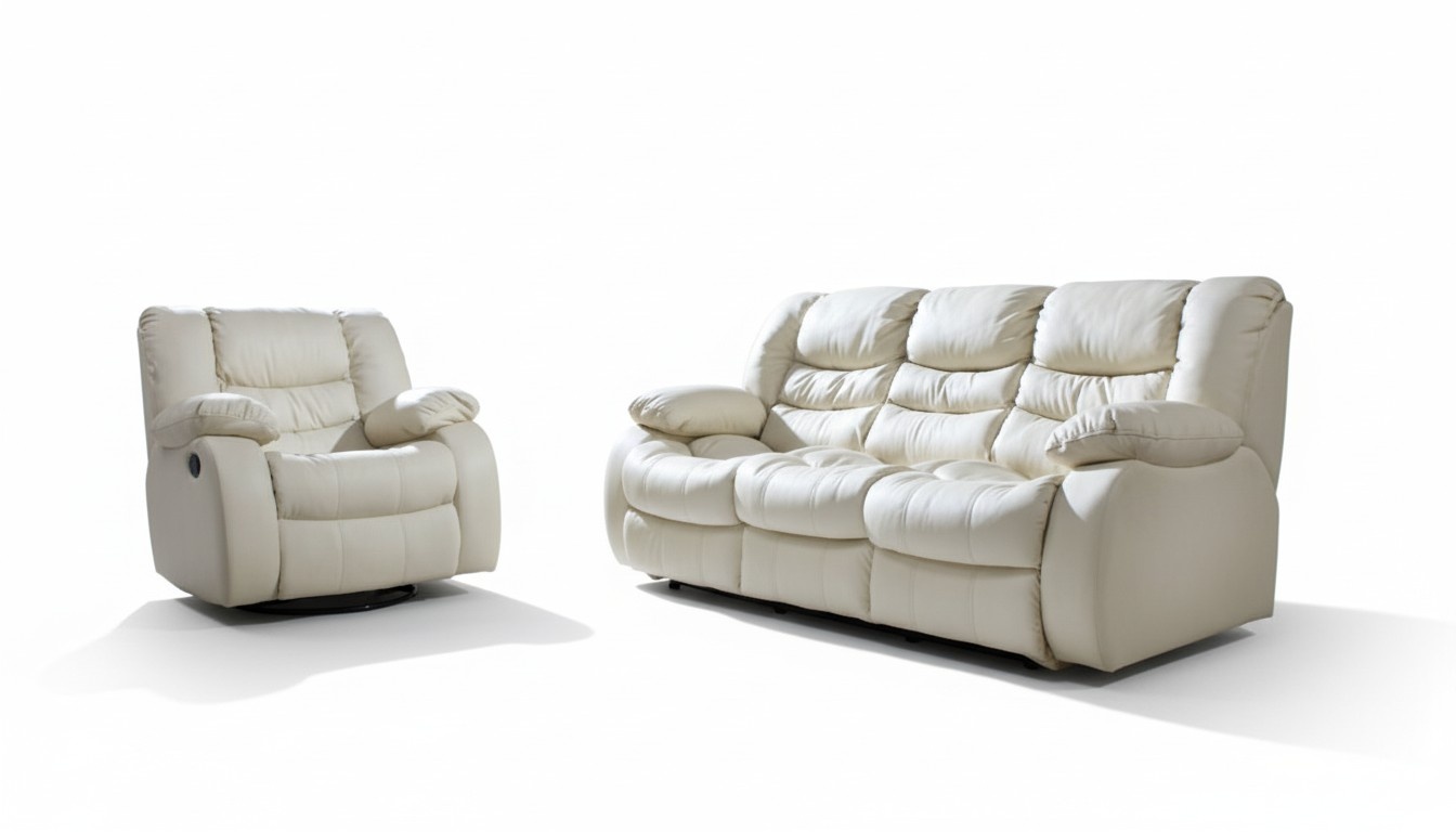 Kino Couch Dreisitzer Couch 2 Sitzer Polster Sofa Leder Sofas Couchen