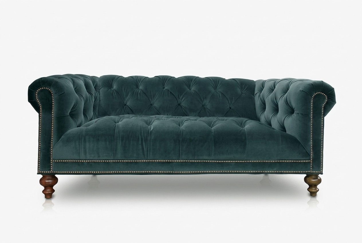 Klassik Chesterfield Sofagarnitur Sofa Couch Polster 3+2+1 Sitzer Textil