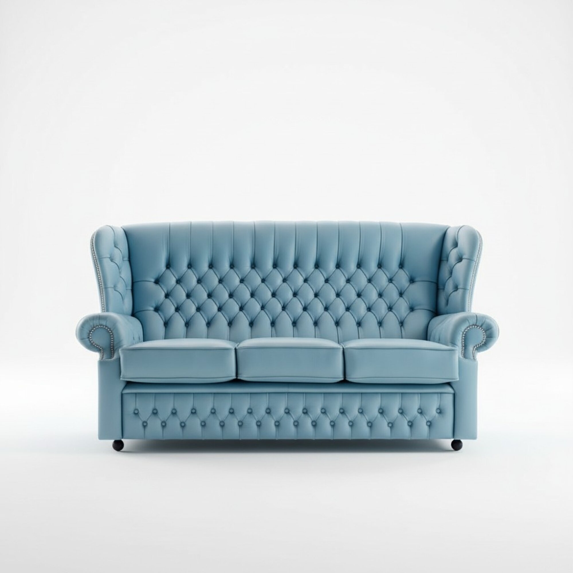 Klassische Leder Sofa Couch Polster 3 Sitzer Leder Sofas Couchen