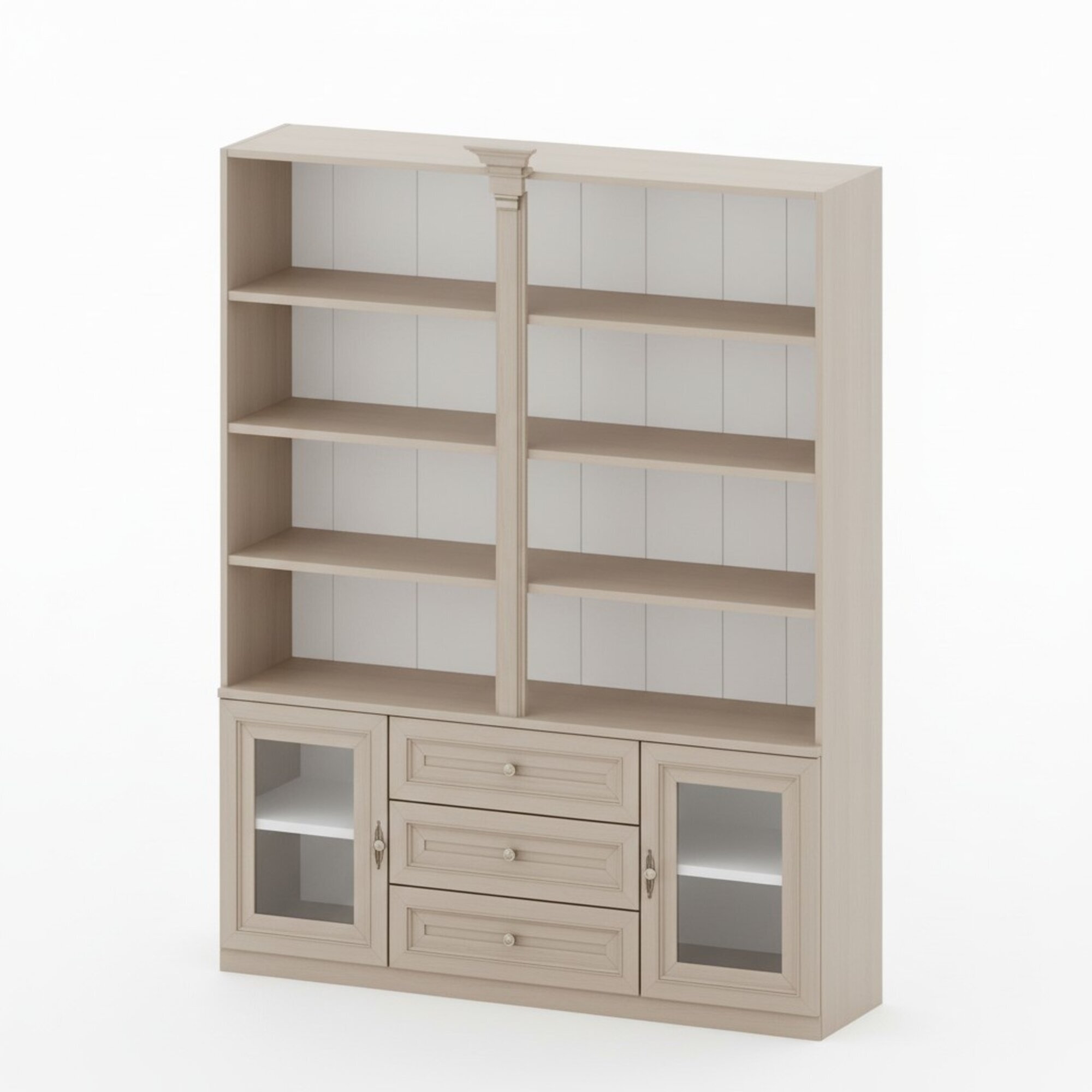 Klassische Schränke Schrank Schrankwand Vitrine Vitrinenschrank Holz
