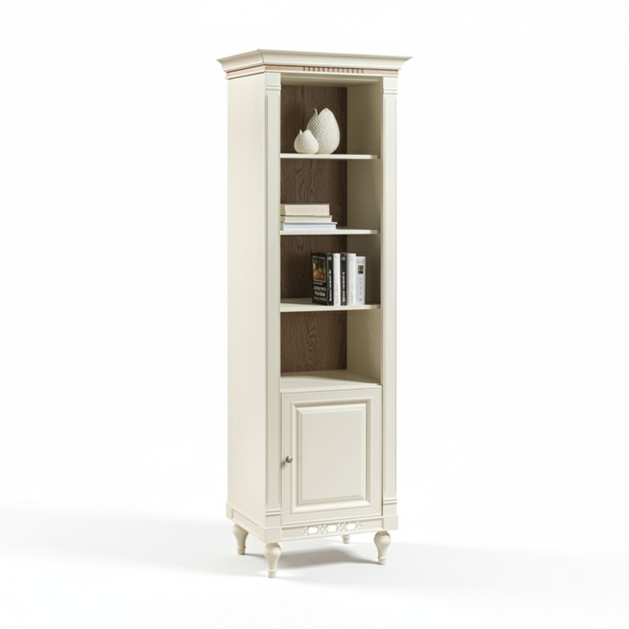 Klassische Schrank Bücherschrank Bücherregal Vitrine Vitrinenschrank FL-D1B