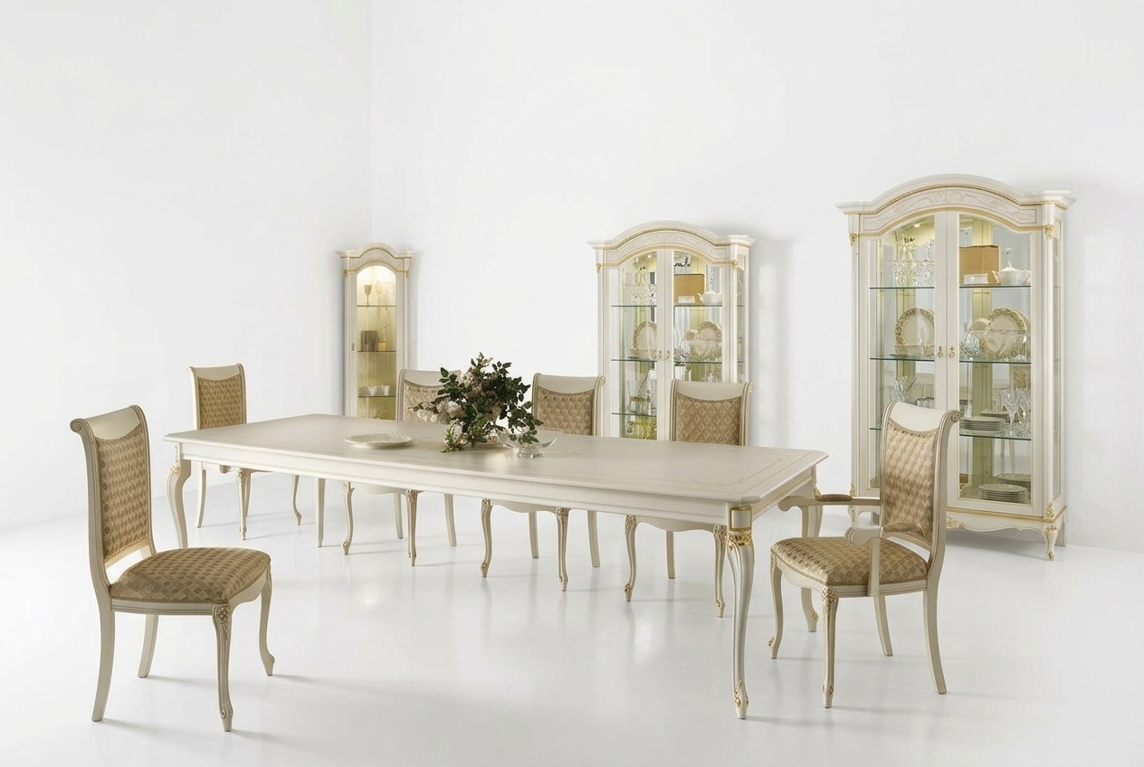 Klassische Stil Möbel Italien Esstisch 6 Stühle Set Gruppe Garnitur jvmoebel®