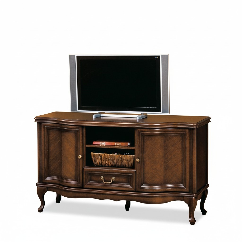 Klassischer Antik Style TV Sideboard Unterschank RTV Fernsehschrank Model W-RTV