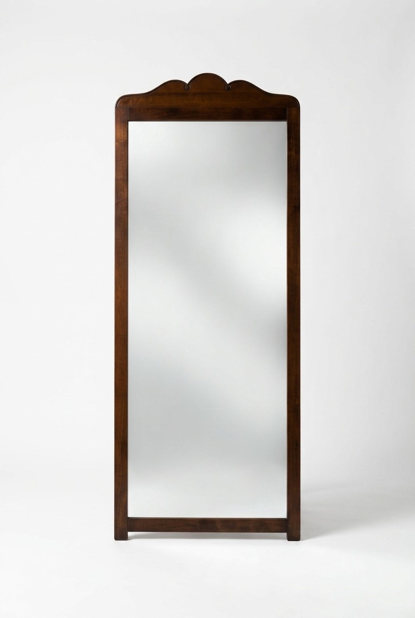 Klassischer Designer Echten Holz Rahmen XL Spiegel 84*3*205cm Spiegel Möbel