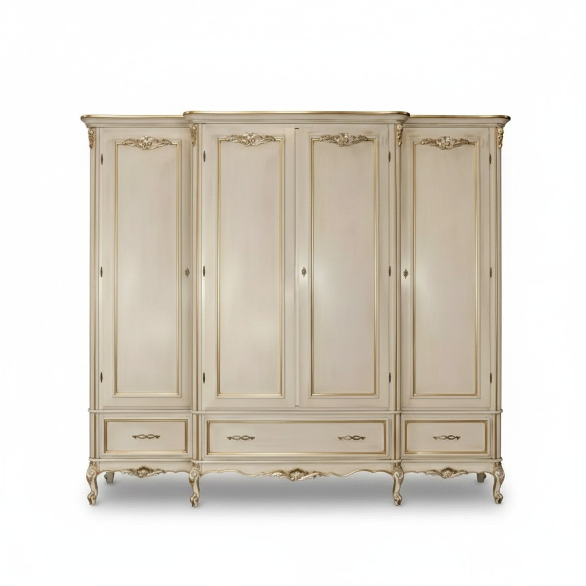 Klassischer Modern Stil Kleiderschrank Holz Garderobe Schränke Möbel Neu