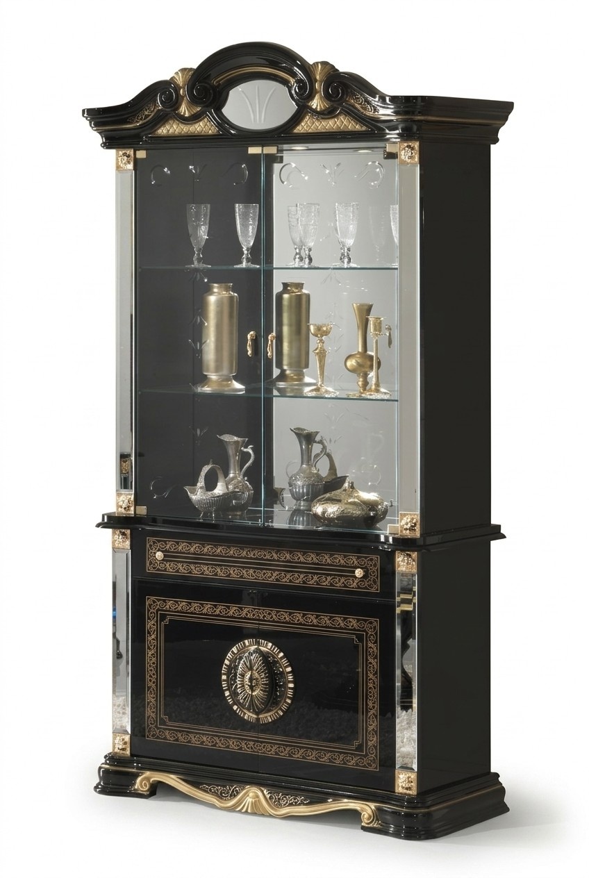 Klassischer Schrank Klassische Vitrine Vitrinenschrank Vitrinen Schränke
