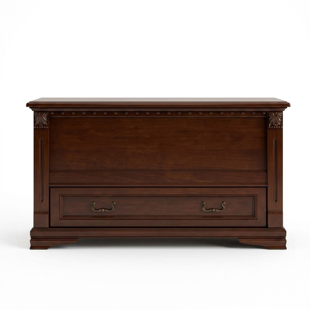 Klassischer Unterschank RTV Fernsehschrank TV Schrank Massiv Kolonial Stil ORTV