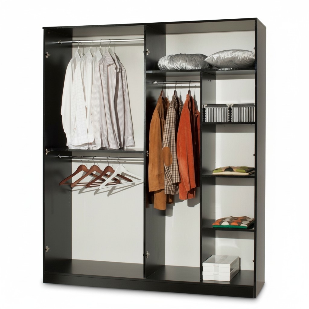 Kleider Schrank Designer Hochglanz Kleiderschränke Möbel Wohnen Deko Holz