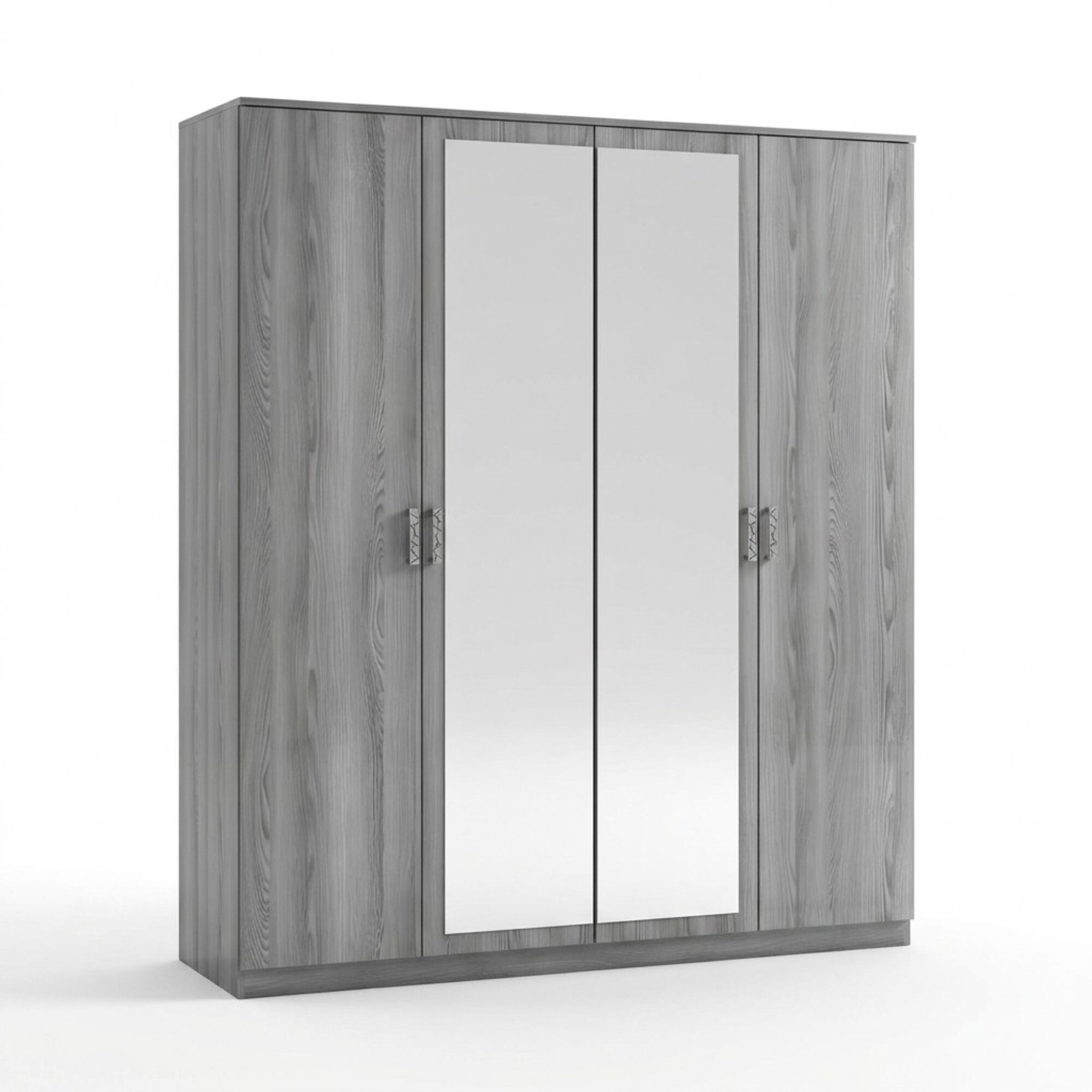 Kleiderschrank Schränke Schrank Schrankwand 4 Türen Holz Möbel Schlafzimmer
