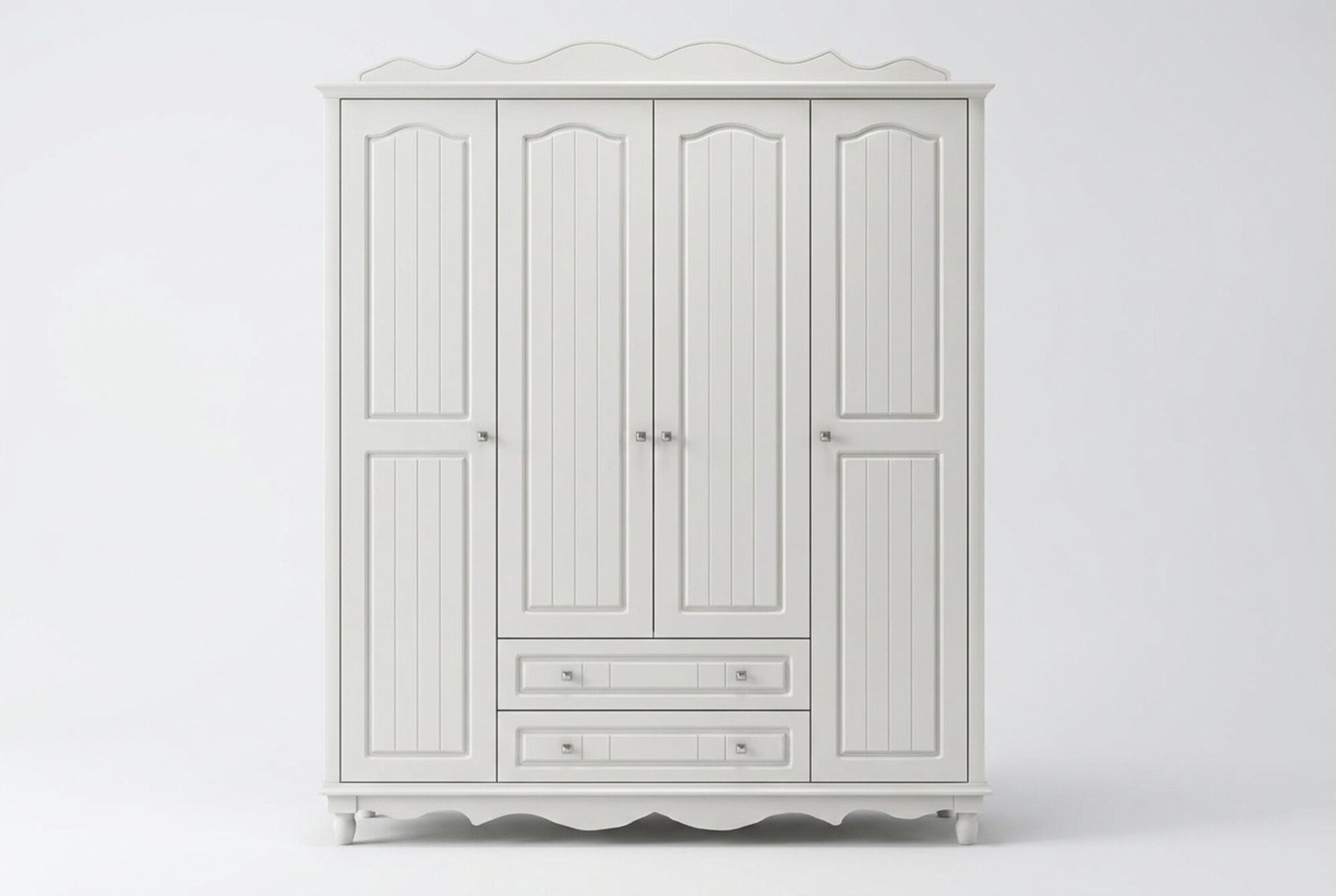 Kleiderschrank Schrank Barock Stil Möbel Klassische Schlafzimmer Schränke Holz