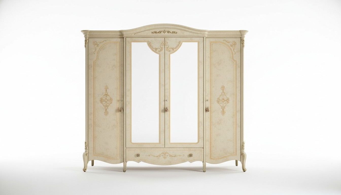 Kleiderschrank Schrank Barock Stil Klassische Möbel Schlafzimmer Schränke Holz