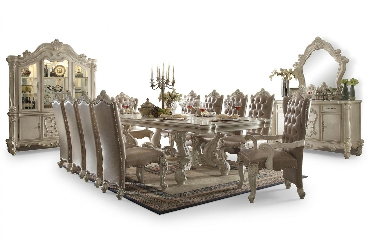 Königlicher Esstisch + 6x Stühle Esszimmer Komplettes Tisch Stuhl 7tlg.