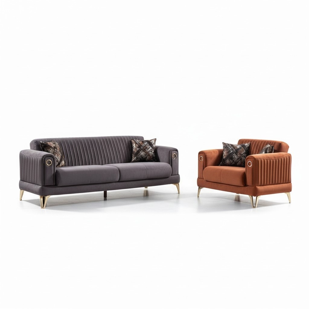 Komfortable Sofagarnitur 3+1 Sitze – Stilvolles Design für Wohnen & Entspannung