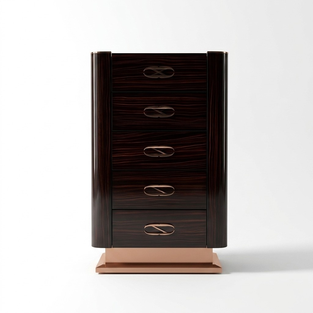 Kommode Hoch Schrank Side Low Board Kommoden Designer Edel Holz