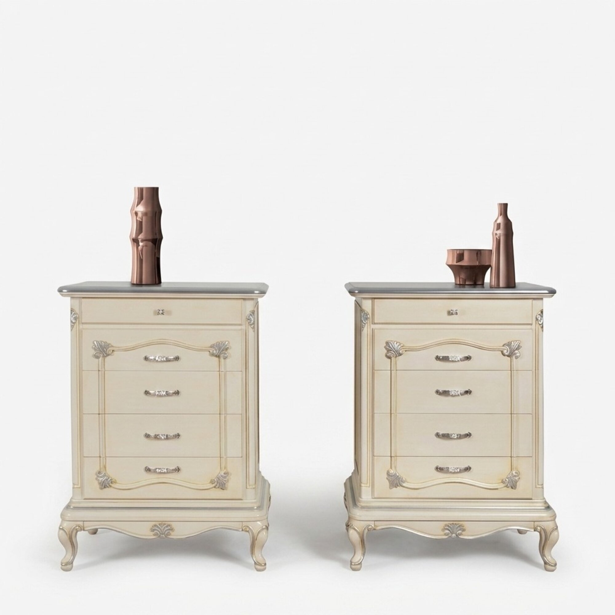 Kommode Holz Sideboard Schrank Schränke Italien Kommoden Wohnzimmer Hochschrank