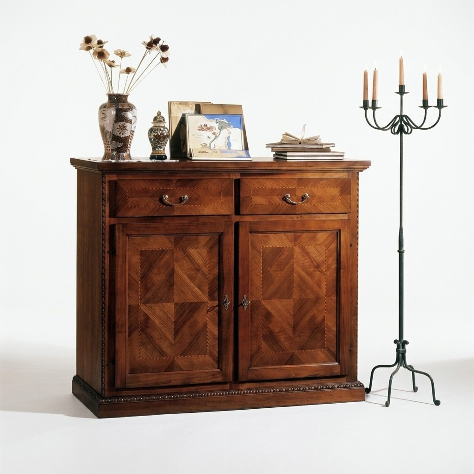 Kommode Schubladen Holz Sideboard Schränke Massiv Kommode Wohnzimmer