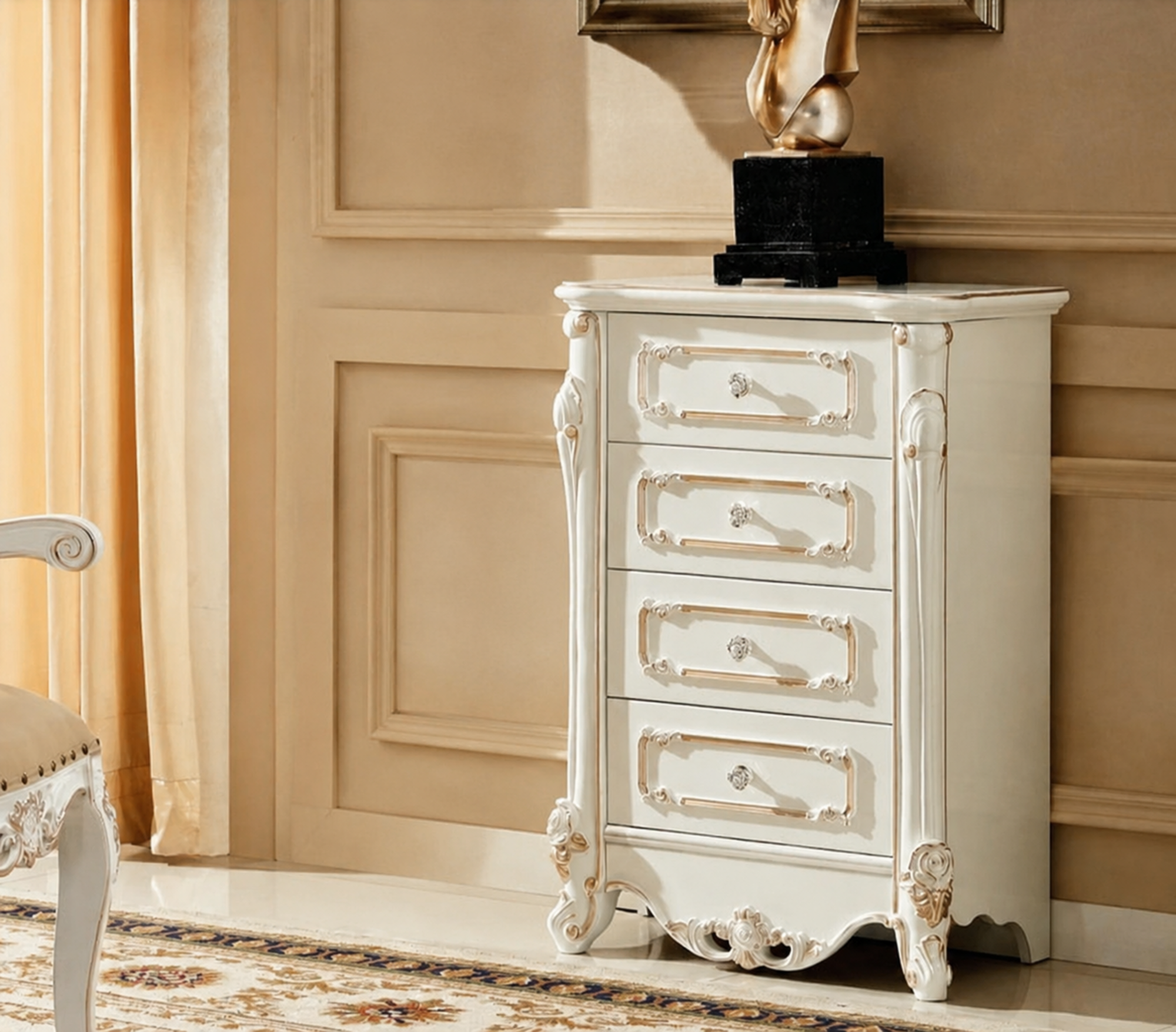Kommode Schubladen Holz Sideboard Schrank Schränke Kommoden Wohnzimm